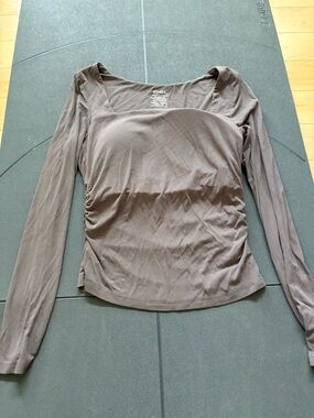 Long-Sleeve Scoop Neck Women’s Top -